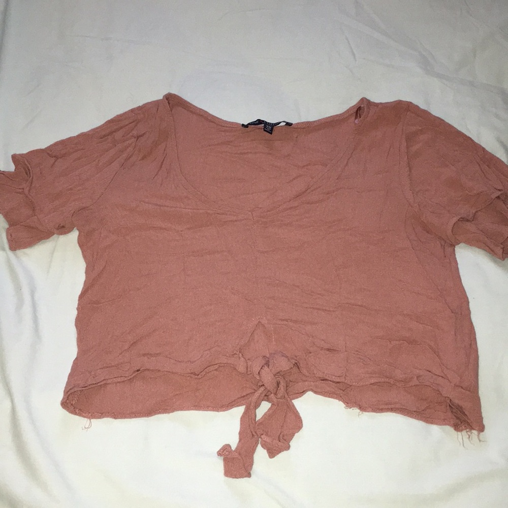 Women | Cropped Shirt with ruffles